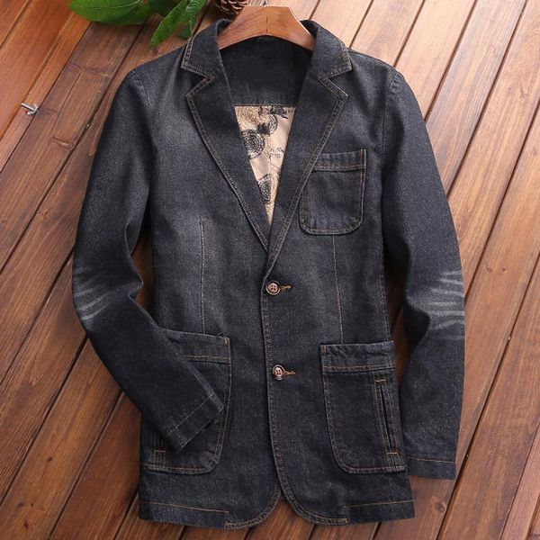 european and american style mens dress suit jacket overcoats spring autumn 4xl men jeans jacket coats summer 2018 c2101, Black;brown
european and american style mens dress suit jacket overcoats spring autumn 4xl men jeans jacket coats summer 2018 c2101, Black;brown