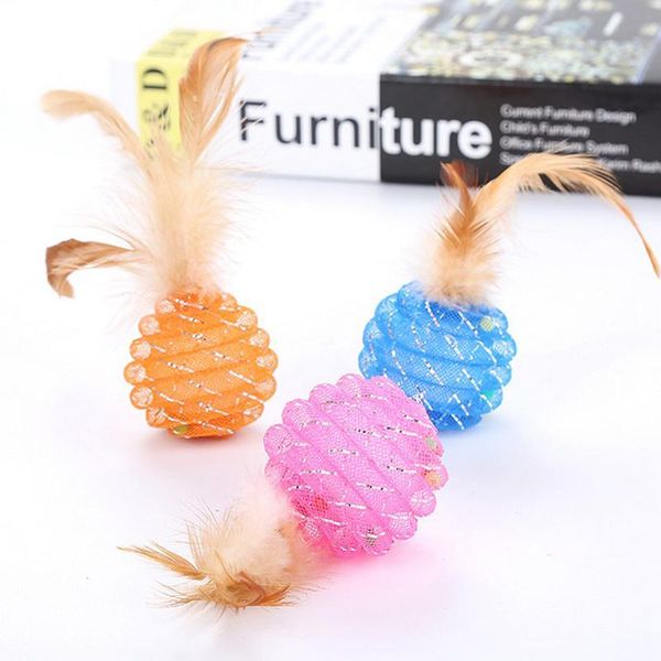cat toys 1 piece pet toy pineapple type line tube ball with feather interactive fun supplies 3 colors
cat toys 1 piece pet toy pineapple type line tube ball with feather interactive fun supplies 3 colors