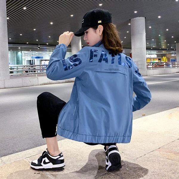 women's jackets coat spring and autumn 2021 winter clothes korean loose lady casual versatile lapel jacket fashion, Black;brown
women's jackets coat spring and autumn 2021 winter clothes korean loose lady casual versatile lapel jacket fashion, Black;brown
