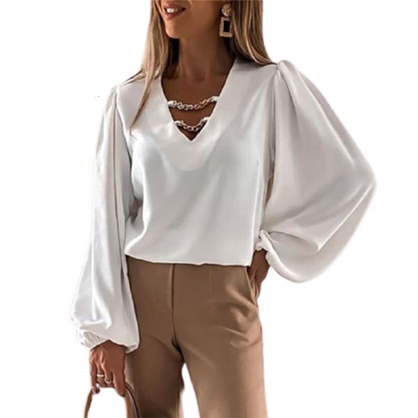 new women's 2021 spring summer casual loose lantern sleeve v-neck chain decor patchwork shirts female fashion solid blouses 59l1, Black
new women's 2021 spring summer casual loose lantern sleeve v-neck chain decor patchwork shirts female fashion solid blouses 59l1, Black