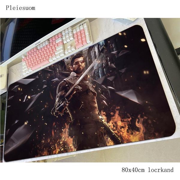 mouse pads & wrist rests deus ex mousepad 80x40cm gaming pad gamer mat game computer desk padmouse keyboard big large play mats 
mouse pads & wrist rests deus ex mousepad 80x40cm gaming pad gamer mat game computer desk padmouse keyboard big large play mats