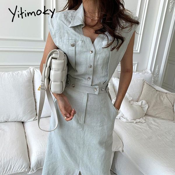 casual dresses yitimoky vintage woman fashion turn-down collar multi-pocket 2021 elegant sequined button high waist split dress, Black;gray
casual dresses yitimoky vintage woman fashion turn-down collar multi-pocket 2021 elegant sequined button high waist split dress, Black;gray