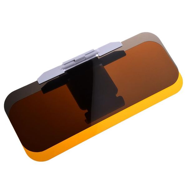 car air freshener clear yellow no glare flip out sun visor extender for auto