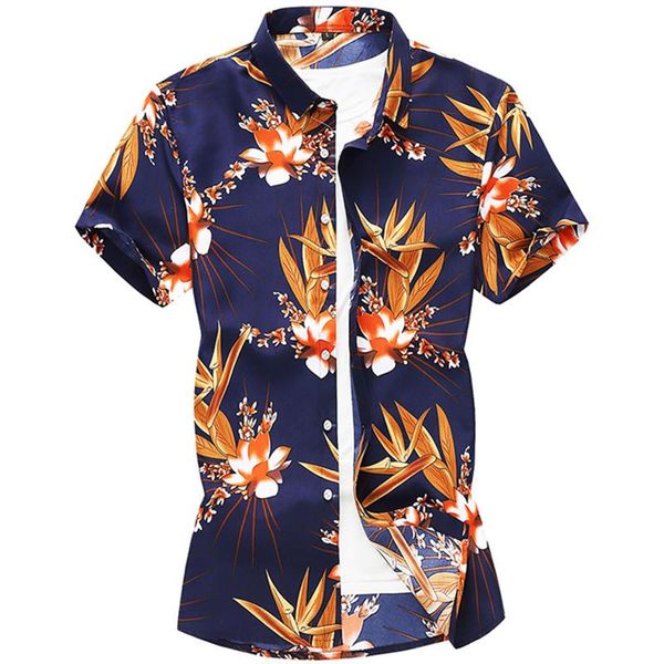 men's casual shirts 2021 summer slim fit shirt classic flower print beach style breathable short sleeve blouses plus size 5xl 6xl 7xl, White;black
men's casual shirts 2021 summer slim fit shirt classic flower print beach style breathable short sleeve blouses plus size 5xl 6xl 7xl, White;black