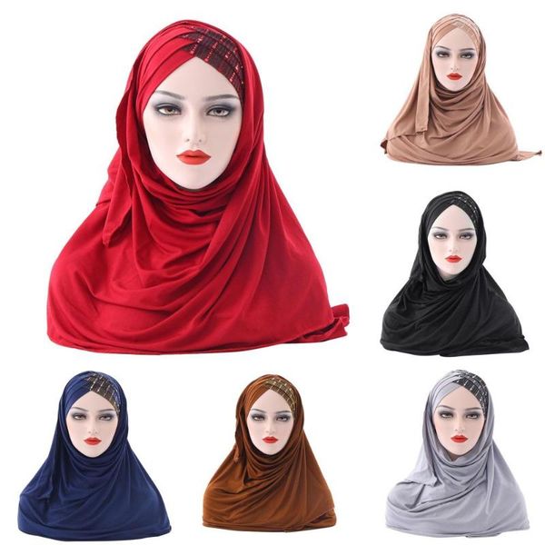 ethnic clothing ladies women stitching scarf milk silk sequin turban cap headscarf malaysia muslim hijab, Red
ethnic clothing ladies women stitching scarf milk silk sequin turban cap headscarf malaysia muslim hijab, Red