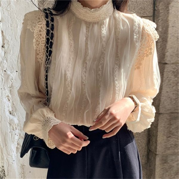 sweet lace collar shredded crochet korean style shirts feminine design blouses full female blouse um4n, Black
sweet lace collar shredded crochet korean style shirts feminine design blouses full female blouse um4n, Black