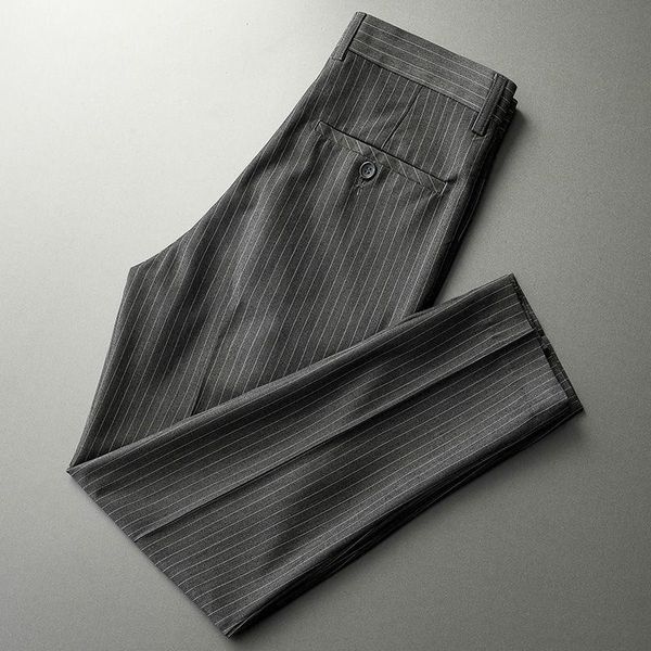 men's suits & blazers pants suit summer male black stripes business casual nine points trousers leisure straight slim l75, White;black
men's suits & blazers pants suit summer male black stripes business casual nine points trousers leisure straight slim l75, White;black