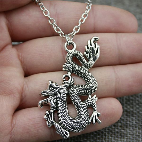 necklaces pendants 1 piece for women dragon pendant necklace bronze silver plated color vintage jewelry cool man
necklaces pendants 1 piece for women dragon pendant necklace bronze silver plated color vintage jewelry cool man
