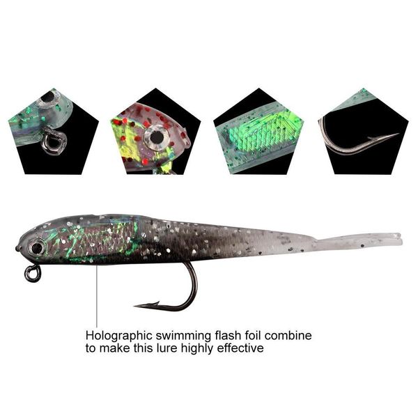 rosewood 10 pcs/lot soft baits with holographic flash foil 7.5cm 5.5g soft fishing lures sile baits lead jlljxt ladyshome
rosewood 10 pcs/lot soft baits with holographic flash foil 7.5cm 5.5g soft fishing lures sile baits lead jlljxt ladyshome