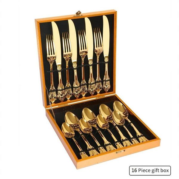 dinnerware sets 24pcs knife fork spoon storage organizer gold gift box for 16pcs cutlery wood fiber christmas party utensils
dinnerware sets 24pcs knife fork spoon storage organizer gold gift box for 16pcs cutlery wood fiber christmas party utensils
