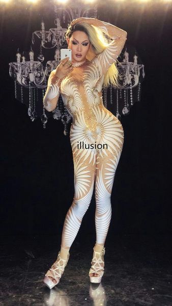 print jumpsuit long sleeve sparkly rhinestones bodysuit stage dance costume female singer club wear party outfit plus size, Black;red
print jumpsuit long sleeve sparkly rhinestones bodysuit stage dance costume female singer club wear party outfit plus size, Black;red