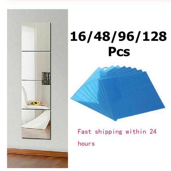 wall stickers 16/48/96/128pcs mirrors self-adhesive tiles films mirror foil for home bathroom decor sticker
wall stickers 16/48/96/128pcs mirrors self-adhesive tiles films mirror foil for home bathroom decor sticker