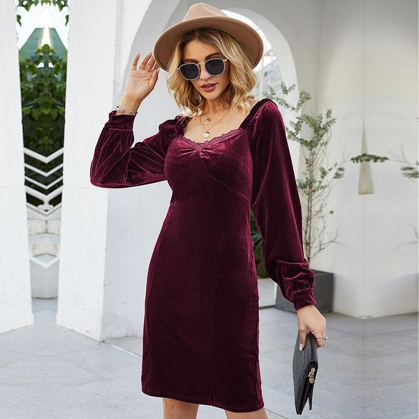 casual dresses 2021 spring summer women's fashion dress slim fit long sleeved gold silk velvet bag hip ladies, Black;gray
casual dresses 2021 spring summer women's fashion dress slim fit long sleeved gold silk velvet bag hip ladies, Black;gray