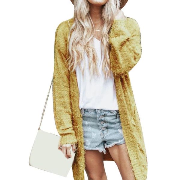 women's vests women casual winter warm fluffy solid color long sleeve coat md-long cardigan, Black;white
women's vests women casual winter warm fluffy solid color long sleeve coat md-long cardigan, Black;white