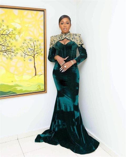 party dresses dubai dark green evening velvet mermaid high neck long sleeves crystal beaded appliqued custom made prom gown, White;black
party dresses dubai dark green evening velvet mermaid high neck long sleeves crystal beaded appliqued custom made prom gown, White;black