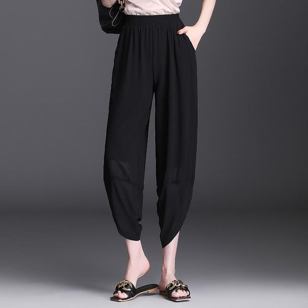 women's pants & capris summer women fashion elastic high waist black harem ladies streetwear gothic hip hop plus size loose casual trou, Black;white
women's pants & capris summer women fashion elastic high waist black harem ladies streetwear gothic hip hop plus size loose casual trou, Black;white
