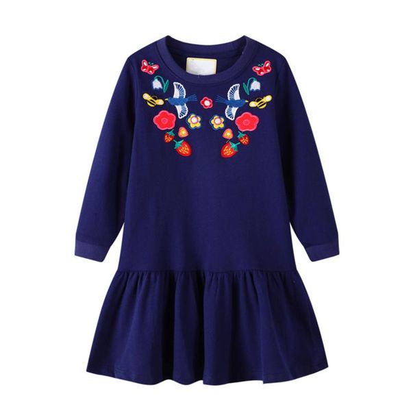 girl's dresses kids clothes girls autumn winter dress children cotton cute printed casual long sleeves princess birthday party, Red;yellow
girl's dresses kids clothes girls autumn winter dress children cotton cute printed casual long sleeves princess birthday party, Red;yellow