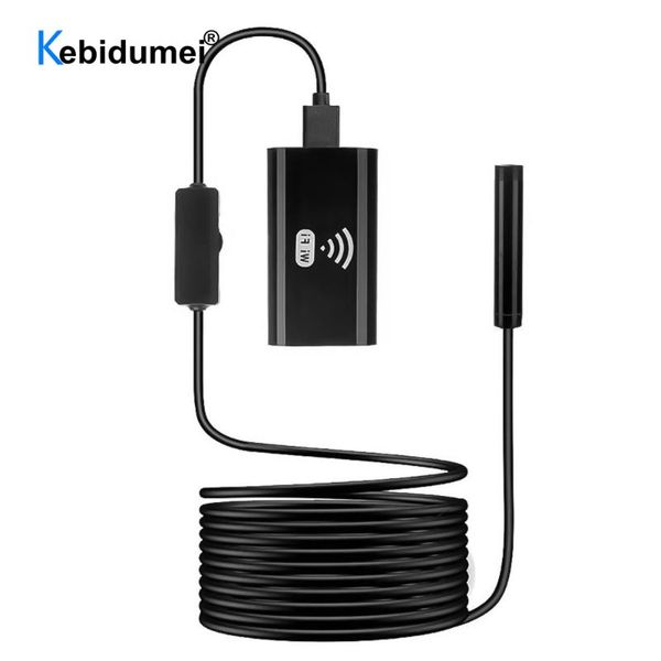 f99 wifi 720p 8mm lens usb camera semi-rigid cable waterproof android wireless car inspection borescope