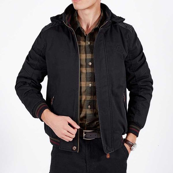 men's jackets autumn winter hooded bomber jacket fleece coat men casual thick parka cotton baseball male clothing plus size 4xl, Black;brown
men's jackets autumn winter hooded bomber jacket fleece coat men casual thick parka cotton baseball male clothing plus size 4xl, Black;brown