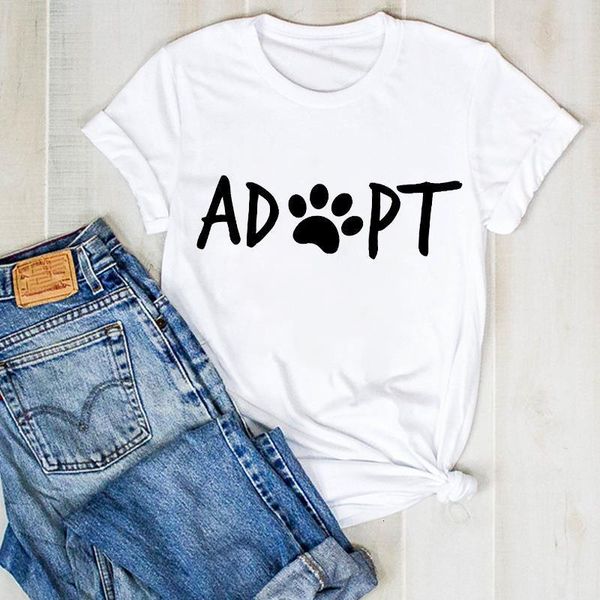 women lady cartoon adopt pet paw cute print fashion summer ladies t tee tshirt womens female shirt clothes graphic t-shirt, White
women lady cartoon adopt pet paw cute print fashion summer ladies t tee tshirt womens female shirt clothes graphic t-shirt, White