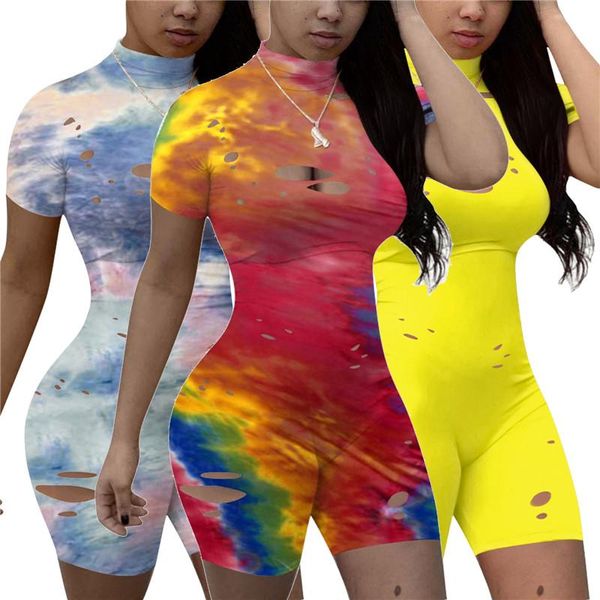 women's jumpsuits & rompers 2021 summer colorful printed bodysuit women casual overalls female fitness skinny bodysuits short sleeve on, Black;white
women's jumpsuits & rompers 2021 summer colorful printed bodysuit women casual overalls female fitness skinny bodysuits short sleeve on, Black;white