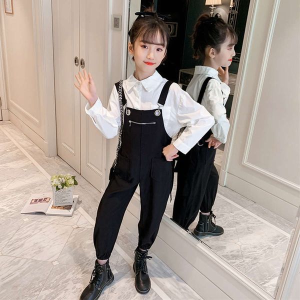 girls' suspenders suit 2021 new cuhk spring dress fashionable girl's shirt two piece woven lining children's wear, Blue
girls' suspenders suit 2021 new cuhk spring dress fashionable girl's shirt two piece woven lining children's wear, Blue