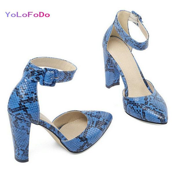 dress shoes faux leather snake print women heel fashion pointed toe buckle pumps square, Black
dress shoes faux leather snake print women heel fashion pointed toe buckle pumps square, Black