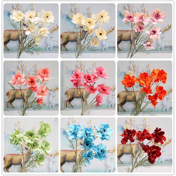 decorative flowers & wreaths 1pc 6heads peony artificial silk flower branch for home display wedding party hall decoration floral arrangemen
decorative flowers & wreaths 1pc 6heads peony artificial silk flower branch for home display wedding party hall decoration floral arrangemen