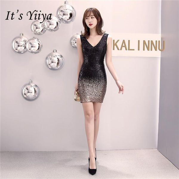 party dresses it's yiiya short prom dress sequined v-neck sleeveless shinny gowns zipper back gradient color evening c078, White;black
party dresses it's yiiya short prom dress sequined v-neck sleeveless shinny gowns zipper back gradient color evening c078, White;black