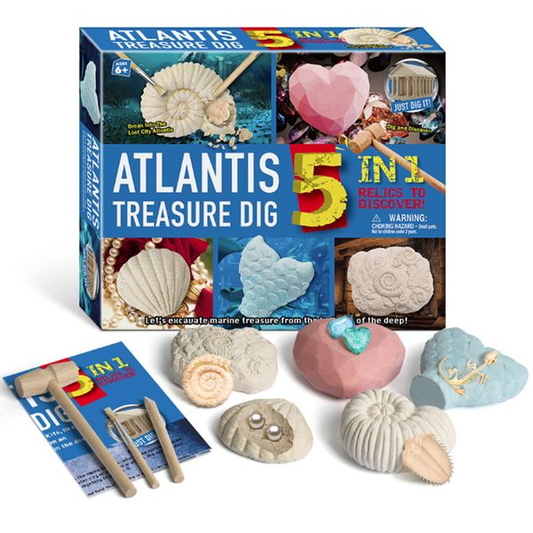 Kids DIY Archaeological Dig Toys Education Learn Game Dig Pirate Dinosaur Style Archaeological Toy ACCESSORIES Tools Toys
Kids DIY Archaeological Dig Toys Education Learn Game Dig Pirate Dinosaur Style Archaeological Toy ACCESSORIES Tools Toys