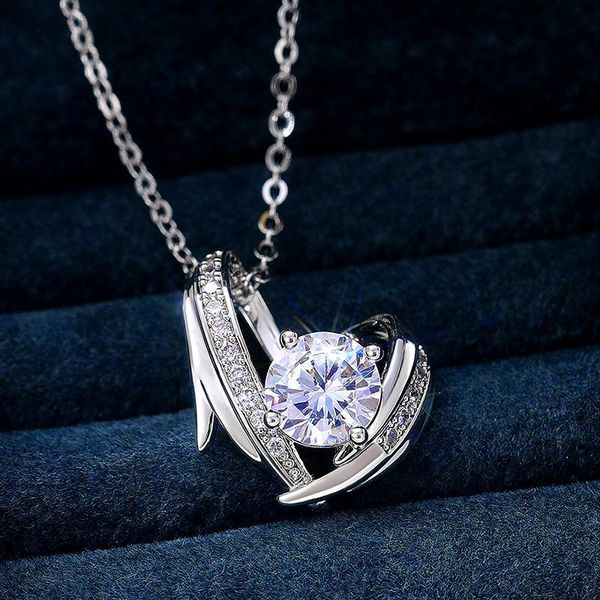 pendant necklaces fashion white gold love heart necklace women girls simple cute zircon clavicle chain wedding party jewelry, Silver
pendant necklaces fashion white gold love heart necklace women girls simple cute zircon clavicle chain wedding party jewelry, Silver