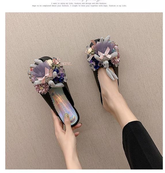 slippers 2021 fashion pearl sandals, cute dolls, rhinestone slippers, female summer wild fish mouth shoes tide, Black
slippers 2021 fashion pearl sandals, cute dolls, rhinestone slippers, female summer wild fish mouth shoes tide, Black