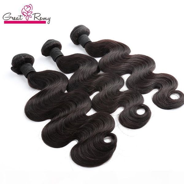 greatremy double weft hair extensions 100% malaysian unprocessed human virgin hair weft dyeable body wave bundles natural color 3pcs lot, Black
greatremy double weft hair extensions 100% malaysian unprocessed human virgin hair weft dyeable body wave bundles natural color 3pcs lot, Black