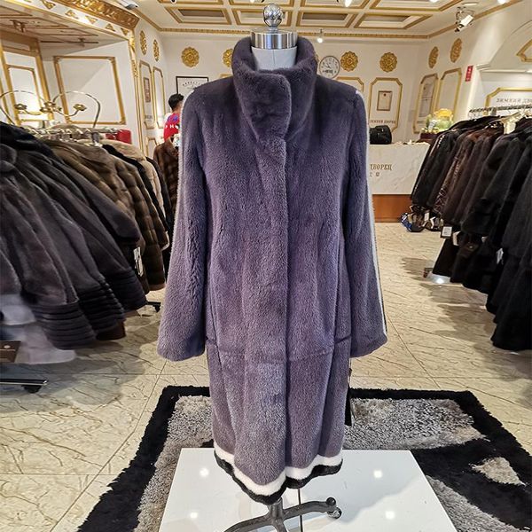 women's fur & faux 2021 solid imported mink coat velvet female long section real slim fashion pe010-d, Black
women's fur & faux 2021 solid imported mink coat velvet female long section real slim fashion pe010-d, Black