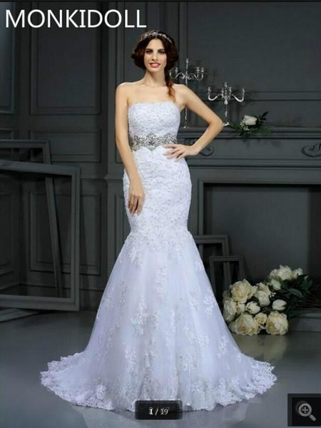 2021 white lace mermaid wedding dress strapless sweetheart neck beading sequins stylish wedding gowns corset bride dresses
2021 white lace mermaid wedding dress strapless sweetheart neck beading sequins stylish wedding gowns corset bride dresses