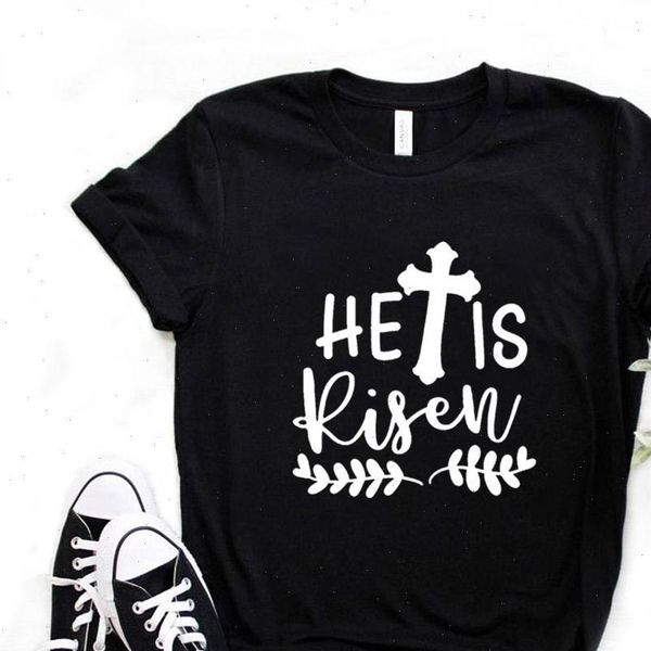 women t shirt he is risen letters print tshirt women short sleeve o neck loose t shirt causal tee shirt clothes, White
women t shirt he is risen letters print tshirt women short sleeve o neck loose t shirt causal tee shirt clothes, White