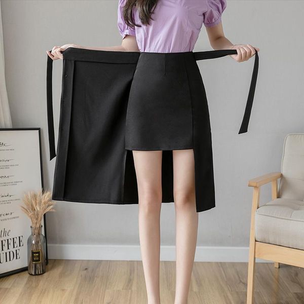 skirts limiguyue summer one-piece high waist skirt sashes wrap lace up midi women chic office lady work wear faldas k684, Black
skirts limiguyue summer one-piece high waist skirt sashes wrap lace up midi women chic office lady work wear faldas k684, Black