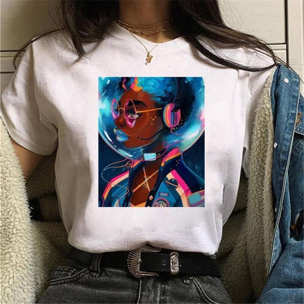 black girl female t-shirt summer women clothes harajuku t shirt streetwear 90s aesthetic tshirt plus size tees, White
black girl female t-shirt summer women clothes harajuku t shirt streetwear 90s aesthetic tshirt plus size tees, White