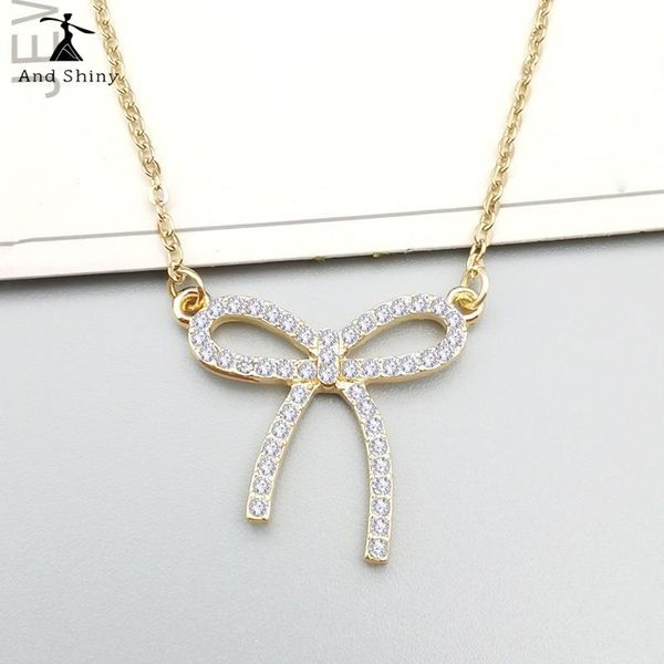 pendant necklaces andshiny contracted zircon bowknot necklace for women temperament female collarbone chain jewelry gifts, Silver
pendant necklaces andshiny contracted zircon bowknot necklace for women temperament female collarbone chain jewelry gifts, Silver