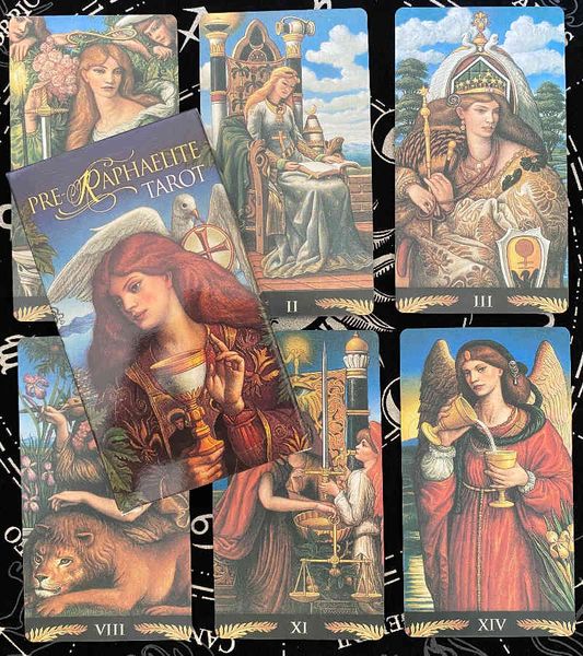 pre-raphaelite 78 oracles cards divination fate beginners tarot deck board game for collection
pre-raphaelite 78 oracles cards divination fate beginners tarot deck board game for collection