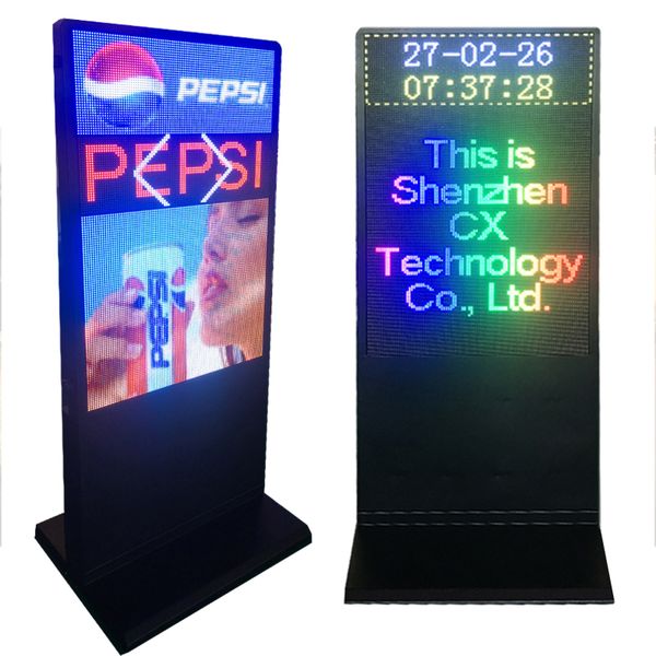 ph5 mm 39"x14"vertical scrolling message display outdoor full color programmable led sign usb and wifi support video gif image tex 
ph5 mm 39"x14"vertical scrolling message display outdoor full color programmable led sign usb and wifi support video gif image tex