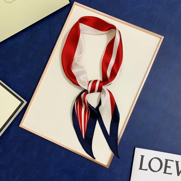 scarves hijab silk scarf women striped small long advanced feeling lady hair band foulard neckerchief female ribbon shawl accessories, Blue;gray
scarves hijab silk scarf women striped small long advanced feeling lady hair band foulard neckerchief female ribbon shawl accessories, Blue;gray