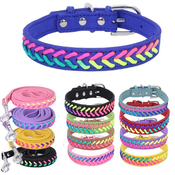 colorful rope dog collar leash pet cat collier chain nylon braided neck strap for large small middle perro teddy golden hairr
colorful rope dog collar leash pet cat collier chain nylon braided neck strap for large small middle perro teddy golden hairr