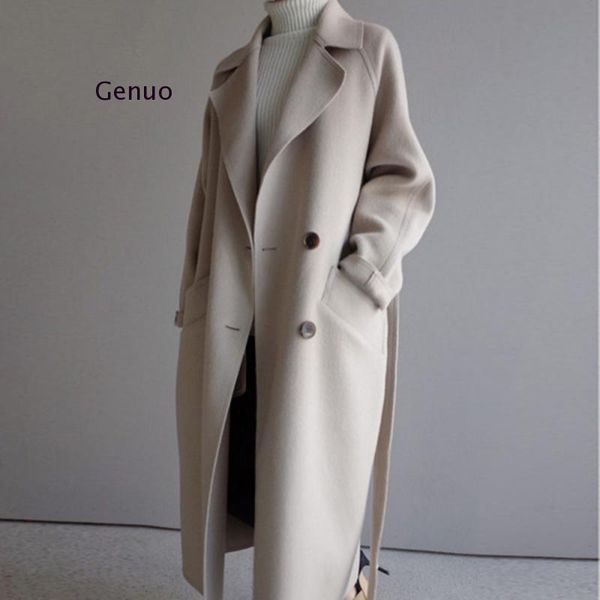 women's wool & blends winter beige elegant blend women korean fashion black long coats vintage minimalist woolen overcoat camel oversiz
women's wool & blends winter beige elegant blend women korean fashion black long coats vintage minimalist woolen overcoat camel oversiz