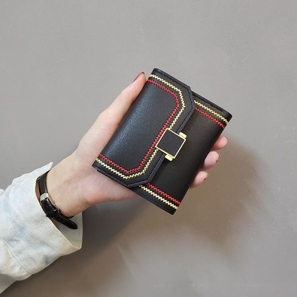 wallets fashion women purse card holder ladies mini cash coin pocket money bags cardholder wallet female 2021, Red;black
wallets fashion women purse card holder ladies mini cash coin pocket money bags cardholder wallet female 2021, Red;black