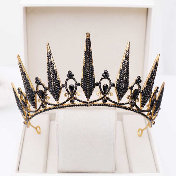 forseven women bride noiva wedding party hair jewelry baroque style black crystal tiaras and crowns headpieces headbands 210616, Slivery;golden
forseven women bride noiva wedding party hair jewelry baroque style black crystal tiaras and crowns headpieces headbands 210616, Slivery;golden