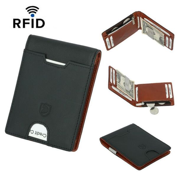 brand style slim minimalist front pocket rfid blocking card genuine leather solid wallets for men, Red;black
brand style slim minimalist front pocket rfid blocking card genuine leather solid wallets for men, Red;black