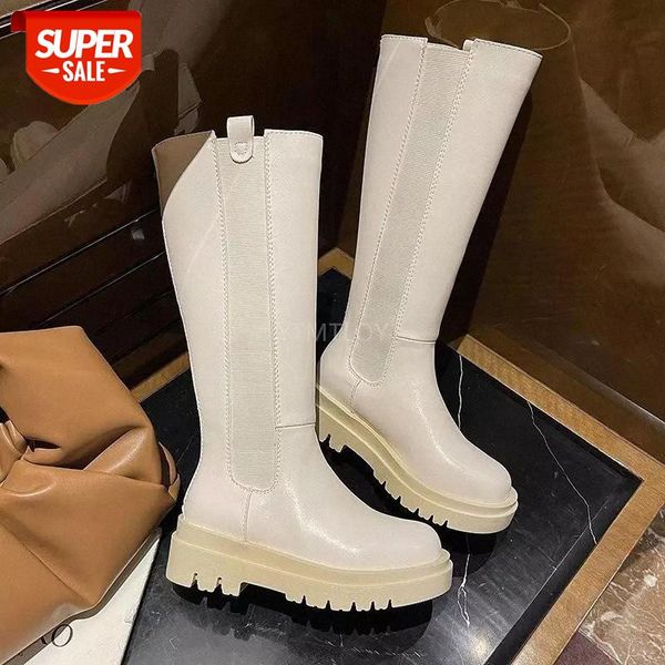 white women's thigh high boots solid color genuine leather round toe thick bottom casual shoes zipper botas altas mujer #gb7n, Black
white women's thigh high boots solid color genuine leather round toe thick bottom casual shoes zipper botas altas mujer #gb7n, Black