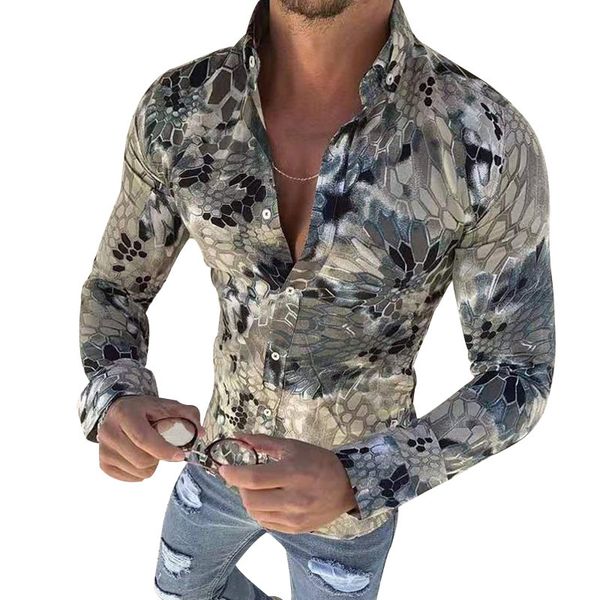 2021 printed mode men's shirts from occasional arrival creative socail business slim fit abstract lapela blusa masculine outcome autumn, White;black
2021 printed mode men's shirts from occasional arrival creative socail business slim fit abstract lapela blusa masculine outcome autumn, White;black