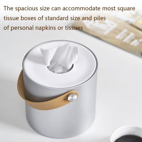 tissue boxes & napkins round box holder portable environmental home plastic container el roll paper case office decoration
tissue boxes & napkins round box holder portable environmental home plastic container el roll paper case office decoration